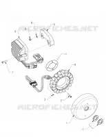 ENGINE, ALTERNATOR AND REGULATOR