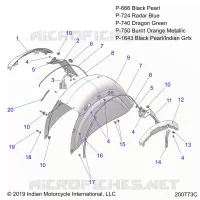 BODYWORK - REAR FENDER