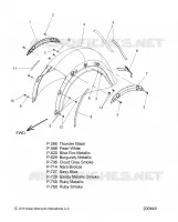 BODYWORK - REAR FENDER