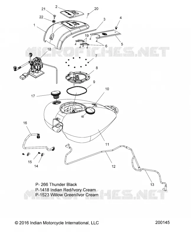 FUEL SYSTEM, FUEL TANK ASM.