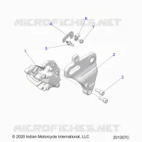 BRAKES, REAR CALIPER