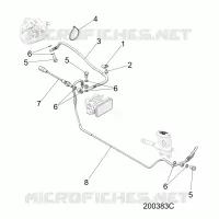 BRAKES, BRAKE LINE, REAR, ABS