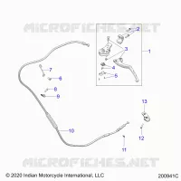CONTROLS, CLUTCH LEVER AND CABLE