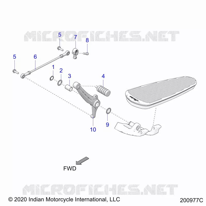 DRIVE TRAIN, SHIFT PEDAL AND SHIFT LINKAGE