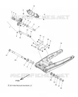 REAR SUSPENSION ASM., SWING ARM AND SHOCK