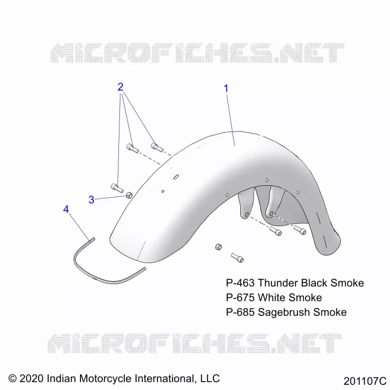 BODYWORK - FRONT FENDER
