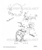 FAIRING ASM, WINDSHIELD MOUNT