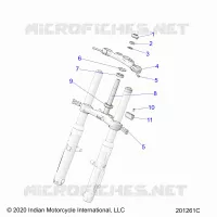 UPPER AND LOWER STEERING CLAMPS