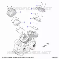 ENGINE, ROCKER COVERS