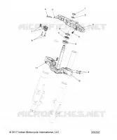 UPPER AND LOWER STEERING CLAMPS
