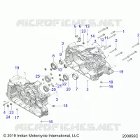 ENGINE, CASE ASM.