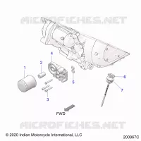 OIL FILTER/ADAPTER, AND DIPSTICK