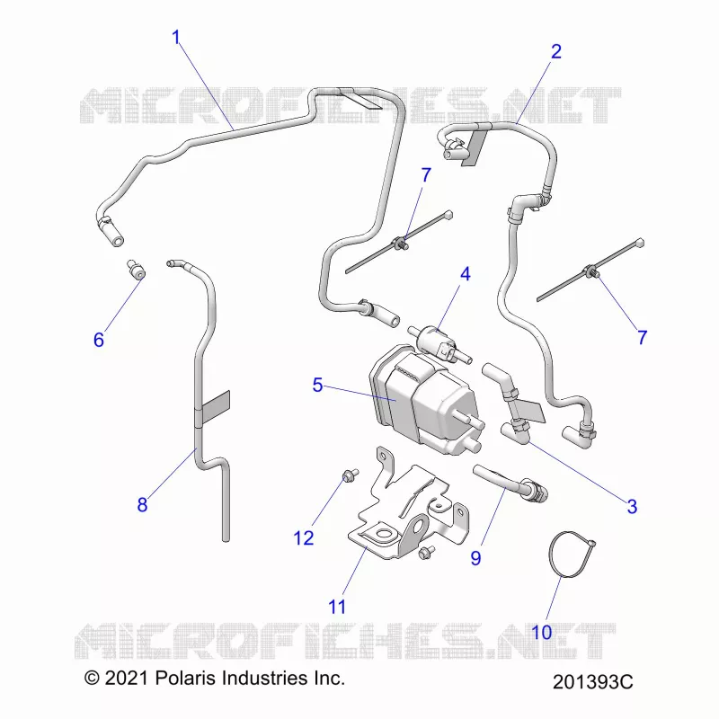 FUEL SYSTEM, EVAP SYSTEM, CALI.