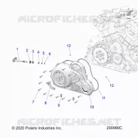 ENGINE, COVER ASM., PRIMARY DRIVE