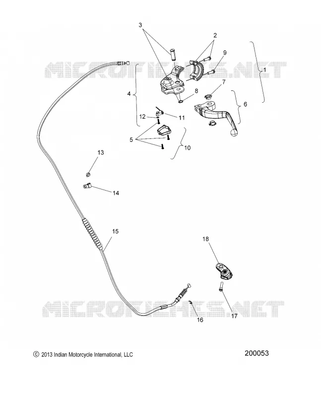 CONTROLS, CLUTCH LEVER AND CABLE