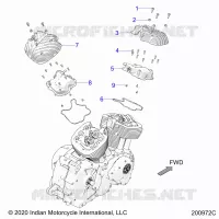 ENGINE, ROCKER COVERS