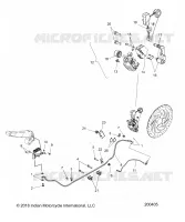 REAR BRAKE ASM. (NON ABS)