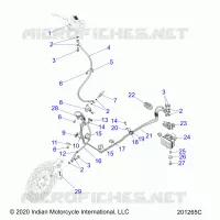 FRONT BRAKE ASM., W/ABS