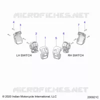 ELECTRICAL, SWITCH CONTROLS, LH/RH