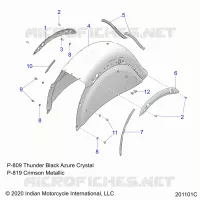 BODYWORK - REAR FENDER