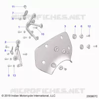 WINDSHIELD AND MOUNTING
