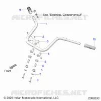 STEERING, HANDLEBAR MOUNTING AND GRIPS