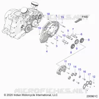 ENGINE, CAM SHAFTS AND GEARS