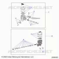 BRAKES, MASTER CYL., FRONT AND REAR