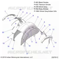 BODYWORK - REAR FENDER