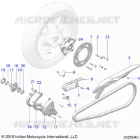 DRIVE TRAIN, SPROCKETS, GUARDS AND CHAIN