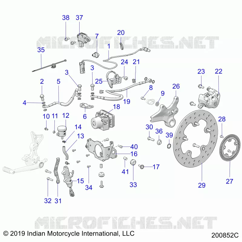 REAR BRAKE ASM