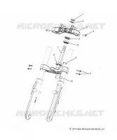 UPPER AND LOWER STEERING CLAMPS