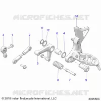 DRIVE TRAIN, SHIFT PEDAL AND LINKAGE (FTR CHAMPIONSHIP EDITION)