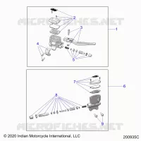 BRAKES, MASTER CYL., FRONT AND REAR