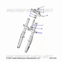 UPPER AND LOWER STEERING CLAMPS