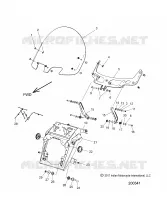FAIRING ASM, WINDSHIELD MOUNT