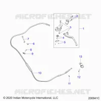 CONTROLS, CLUTCH LEVER AND CABLE