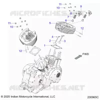 ENGINE, CYLINDER HEAD ASM.