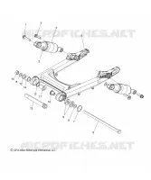 REAR SUSPENSION ASM., SWING ARM AND SHOCKS