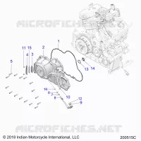 ENGINE, PRIMARY AND CLUTCH COVER