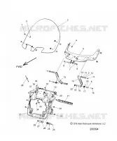 FAIRING ASM, WINDSHIELD MOUNT