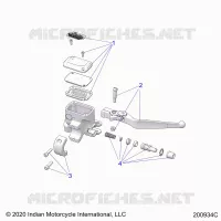 FRONT BRAKE, LEVER AND MASTER CYLINDER
