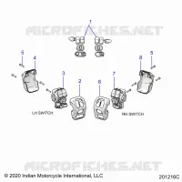 ELECTRICAL, SWITCH CONTROLS, LH/RH