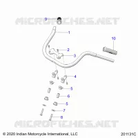 STEERING, HANDLEBAR MOUNTING AND GRIPS