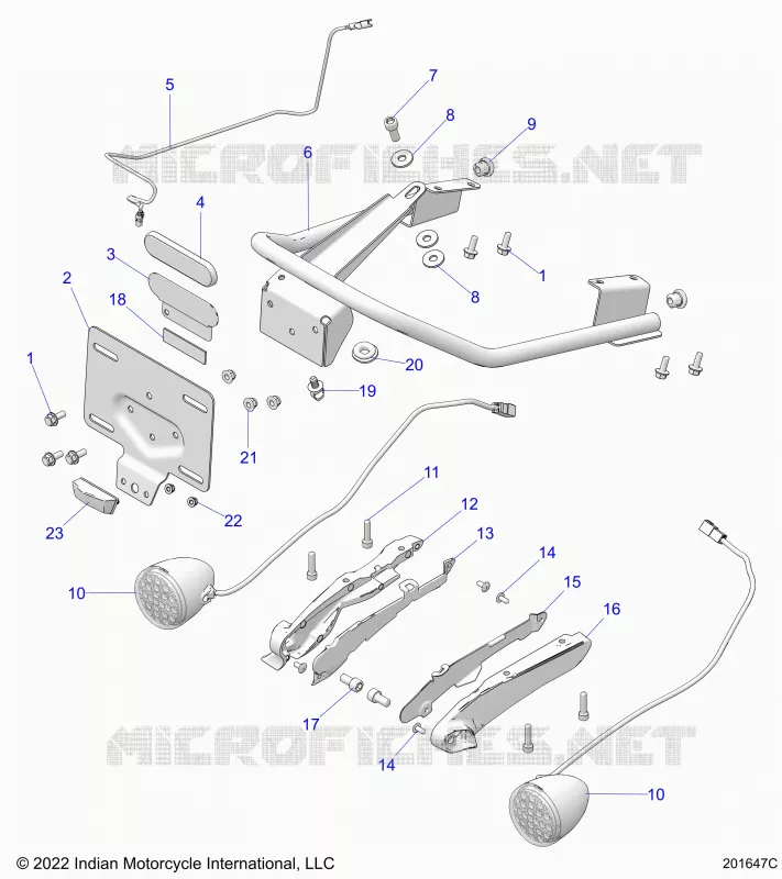 ELECTRICAL, REAR LIGHTING AND TURN SIGNALS (PACIFIC MODELS ONLY)