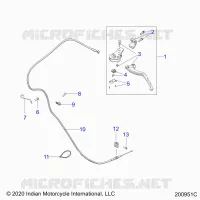 CONTROLS, CLUTCH LEVER AND CABLE