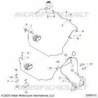 BRAKES, BRAKE LINE, FRONT, ABS