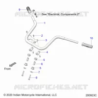 STEERING, HANDLEBAR MOUNTING AND GRIPS