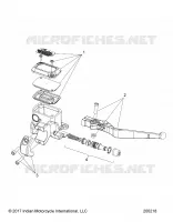 FRONT BRAKE, LEVER AND MASTER CYLINDER