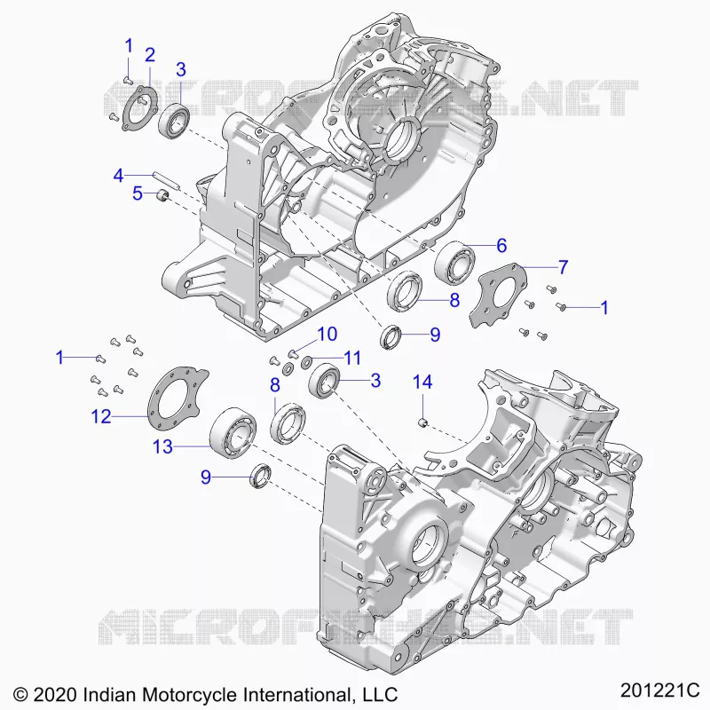 CRANKCASE BEARINGS
